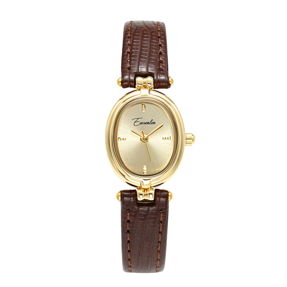 Classic Retro Gold Tone Petite Round Watch Classic Retro Gold Tone Petite Round Watch