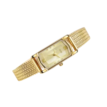 Gedi Wheat Ear Gold Mesh Women's Waterproof Quartz Watch