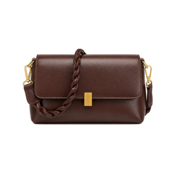 Flap Cover Braided Shoulder Bag (4)