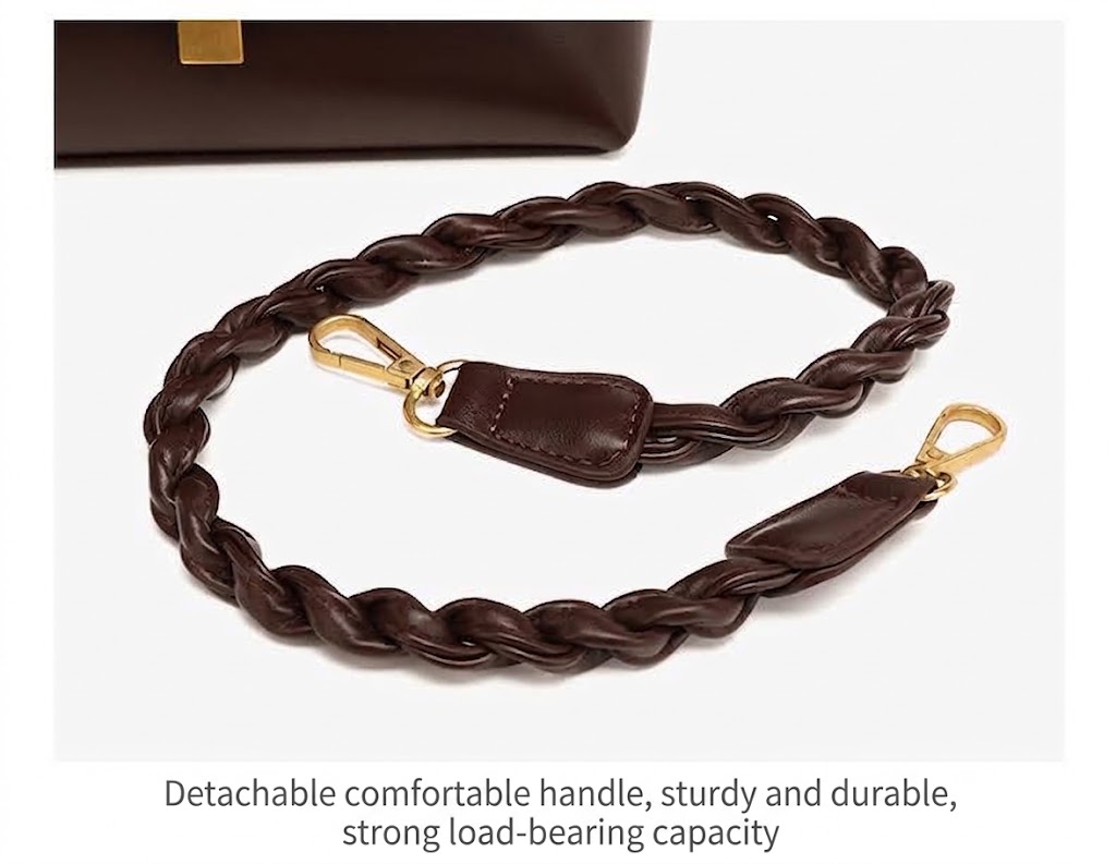Flap Cover Braided Shoulder Bag