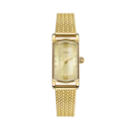 Gedi Wheat Ear Gold Mesh Women's Waterproof Quartz Watch
