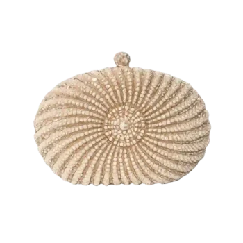 High End Pearl Beaded Bridal Clutch