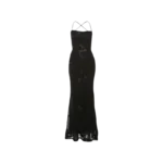 French Grace Printed Slim Backless Bodycon Dress