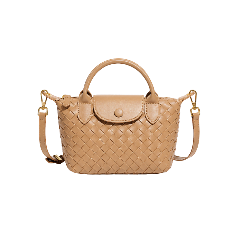 Mini Woven Dumpling Shoulder Bag (3)