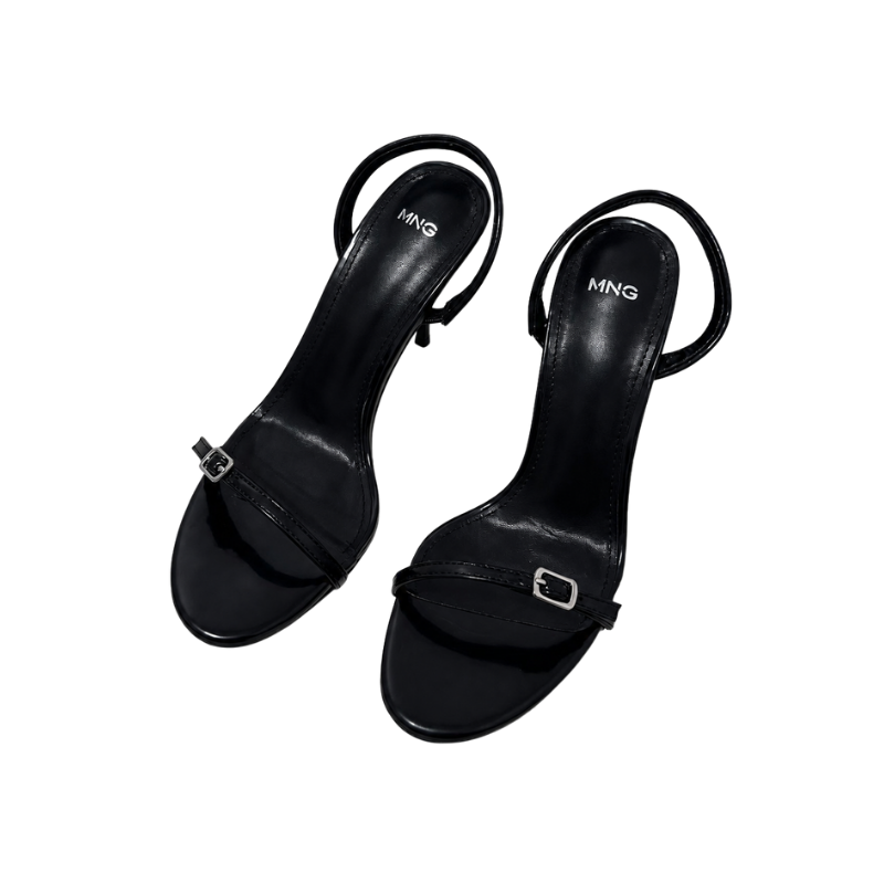 MNG Elegant One Strap Buckle High Heel MNG Elegant One Strap Buckle High Heel