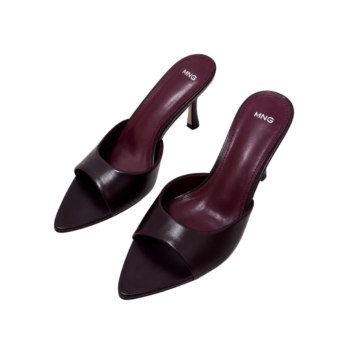 MNG Queen Pointed Mule Heels