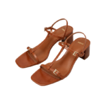 MNG Aria T Strap Block Heel