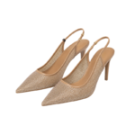 ZA Aria Rhinestone Slingback Heels
