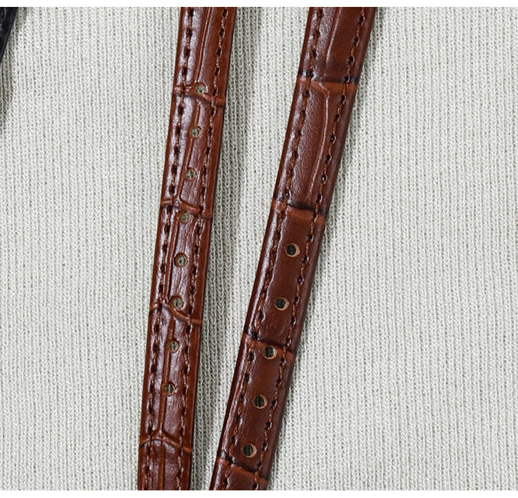 GEDI Elara Vintage Oval Leather Watch